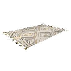 Ковер Tkano из хлопка с контрастным узором и кисточками из коллекции Ethnic, 200х300 см TK20-DR0021 1