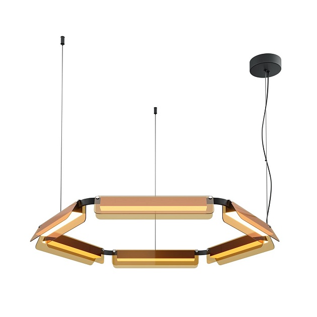 Подвесной светодиодный светильник Maytoni Flat MOD296PL-L60BC3K Фото № 1