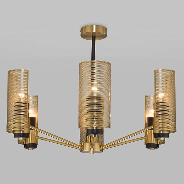 Потолочная люстра Eurosvet Grino 70139/6 латунь Фото № 6