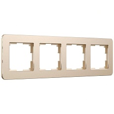 Рамка Werkel Platinum на 4 поста шампань W0042611 4690389184529