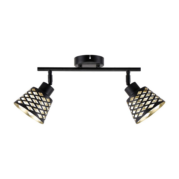 Спот ЭкономСвет 86007/2BK BK+GD Фото № 1