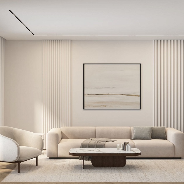 Трековый светодиодный светильник Denkirs Simple Grill DK8202-BK Фото № 3