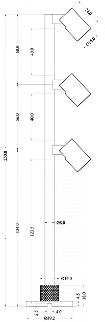 Торшер Deko-Light Herculis Triple 688044 Фото № 2