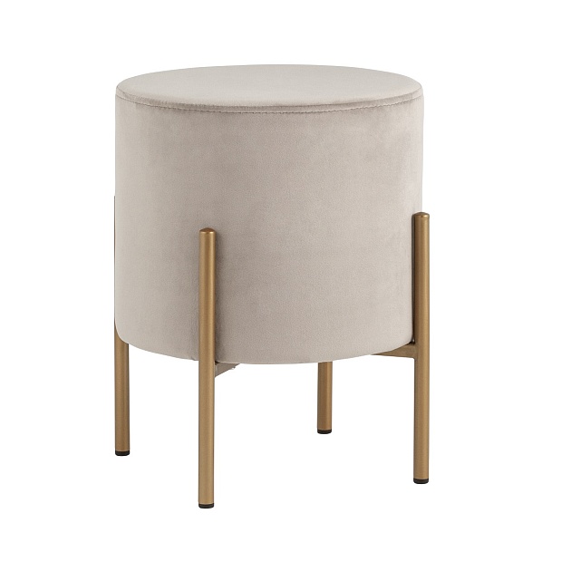 Пуф Stool Group Кейси велюр светло-серый vd-keysi-b25 Фото № 1