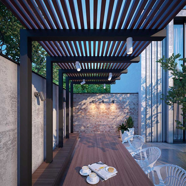 Уличный настенный светодиодный светильник Novotech Street Kaimas 358289 Фото № 3