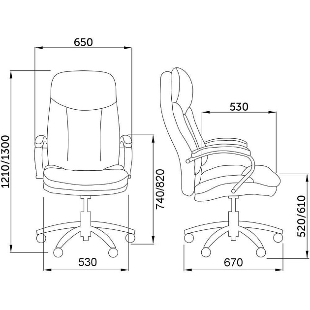 Кресло руководителя AksHome Leonardo коричневый, ткань 65486 изображение 2 Кресло руководителя AksHome Leonardo коричневый, ткань 65486 Фото № 2