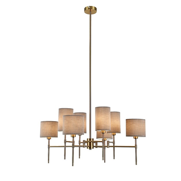 Подвесная люстра Indigo Plisse 13033/8R Brass V000537 изображение 4 Подвесная люстра Indigo Plisse 13033/8R Brass V000537 Фото № 4