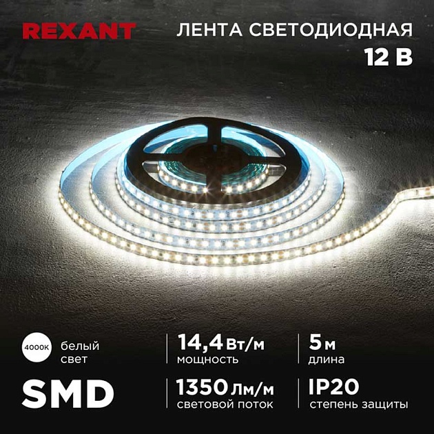 Светодиодная лента REXANT 141-221 Фото № 1