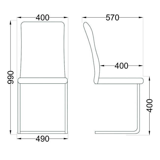 Кухонный стул AksHome Oxford тёмно-серый, ткань 76080 изображение 2 Кухонный стул AksHome Oxford тёмно-серый, ткань 76080 Фото № 2