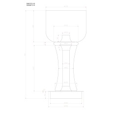 Настольная лампа Divinare Volturn 1243/06 TL-15 1