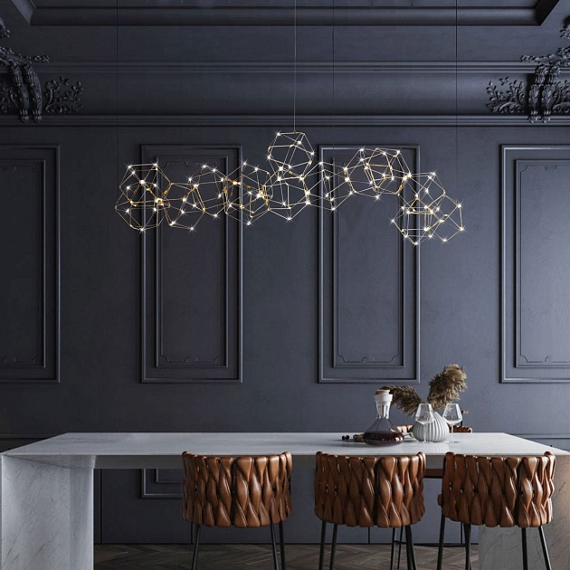 Подвесной светодиодный светильник Eurosvet Uma 90168/14 медь Фото № 4