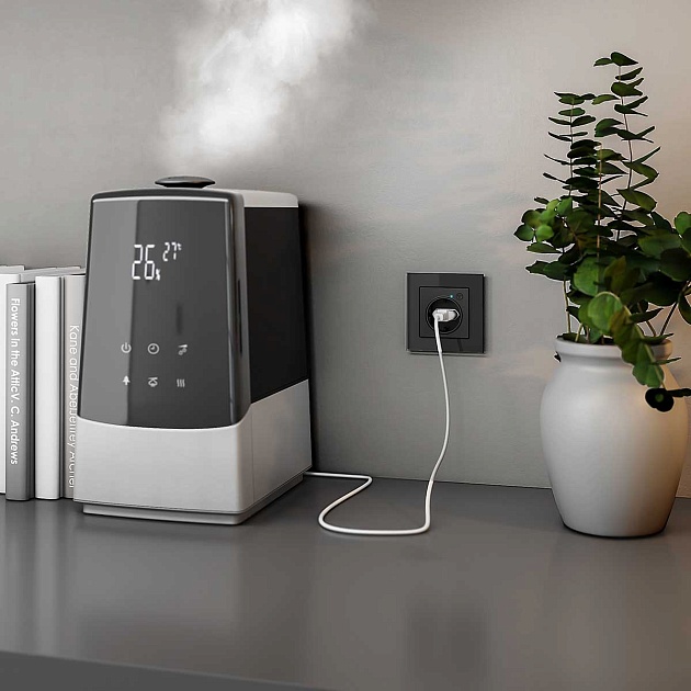 Розетка Wi-Fi Werkel черный матовый W1171608 4690389176098 Фото № 4