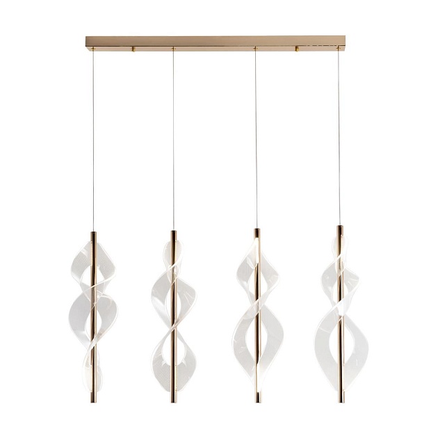 Подвесной светодиодный светильник Modelux Modestyle MS.3028.4 GD изображение 1 Подвесной светодиодный светильник Modelux Modestyle MS.3028.4 GD Фото № 1