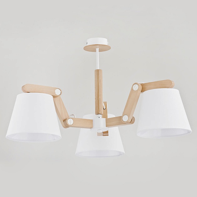 Потолочная люстра Adilux Joga White 23973 Фото № 1