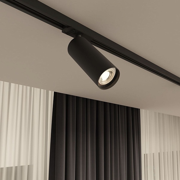 Трековый светильник Denkirs Solid Tube DK6202-BK изображение 4 Трековый светильник Denkirs Solid Tube DK6202-BK Фото № 4