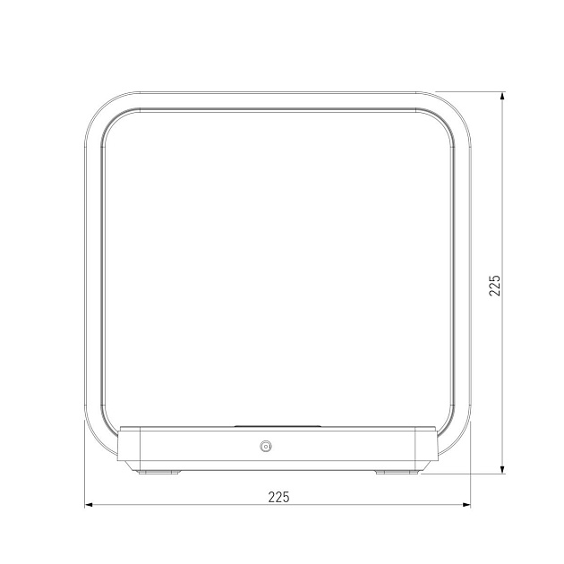 Настольная лампа Eurosvet Frame 80502/1 черный Фото № 2