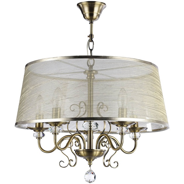 Подвесная люстра Freya Driana FR2405-PL-05C-BZ Фото № 1