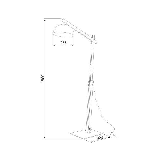 Торшер TK Lighting 5582 Oslo Фото № 2