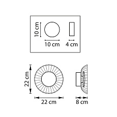 Бра Lightstar Celesta 809013 5