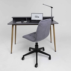 Письменный стол AksHome Jasper серый, металл 86201 2