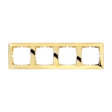 Рамка LK Studio 4-постовая (золото) LK60 864416-1