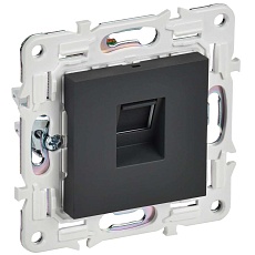 SKANDY Розетка компьютерная RJ45 кат.5E SK-K01G графит IEK SK-K10-1-K53