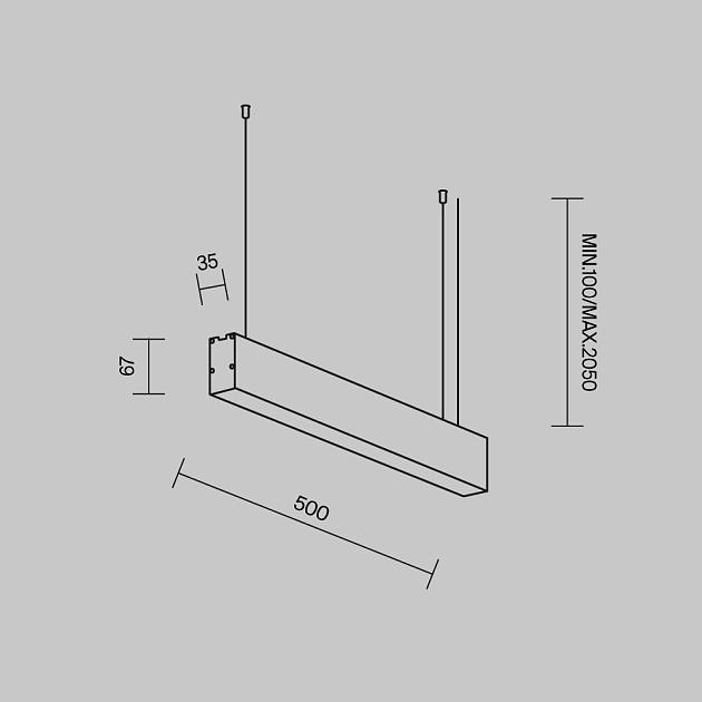 Линейный светильник Maytoni Technical LL312033 Фото № 2