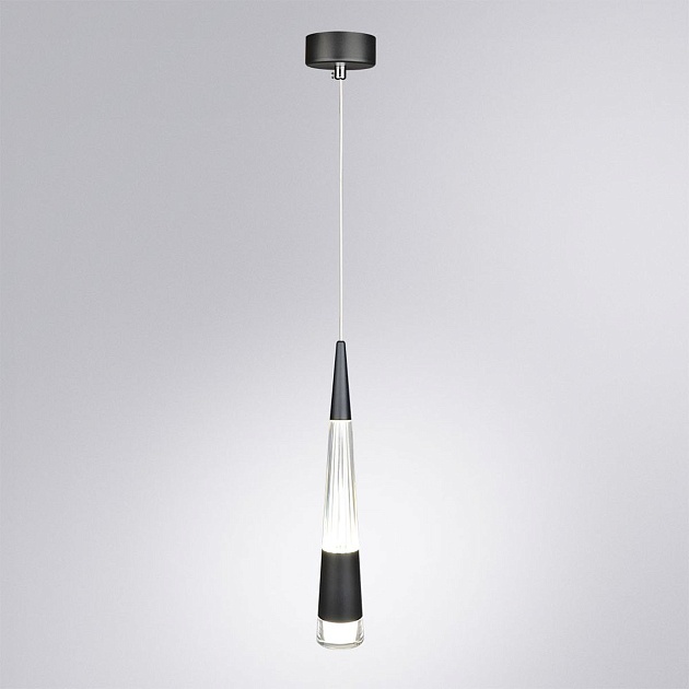 Подвесной светодиодный светильник Arte Lamp Sabik A6576SP-1BK Фото № 3