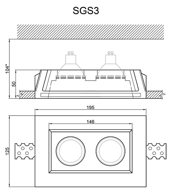 Встраиваемый светильник Artpole SGS3 Фото № 3
