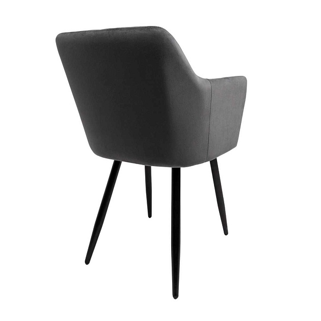 Кресло AksHome Brit серый, велюр 63392 изображение 3 Кресло AksHome Brit серый, велюр 63392 Фото № 3