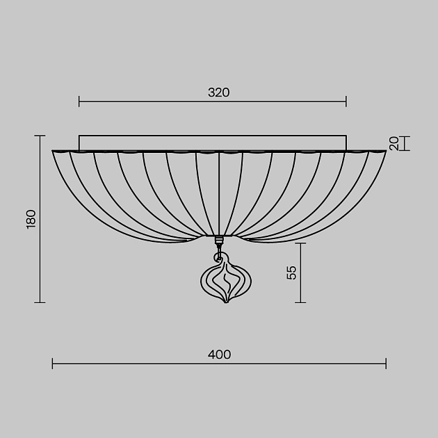 Потолочный светильник Maytoni Sienna C216-CL-03-N Фото № 2