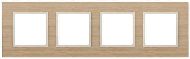 Рамка 4-постовая ЭРА Elegance 14-5304-11 Б0034588 Фото № 1