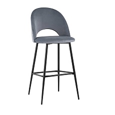 Барный стул Stool Group Меган велюр серый AV 415-H14-08(B)