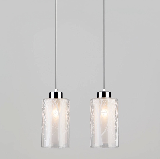 Подвесной светильник Eurosvet 50001/2 хром Фото № 1