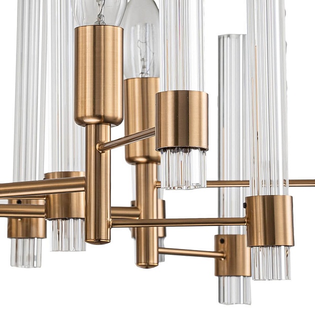 Подвесная люстра Indigo Favara 11040/7P Brass V000461 изображение 2 Подвесная люстра Indigo Favara 11040/7P Brass V000461 Фото № 2