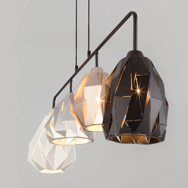 Подвесной светильник Eurosvet Moire 50090/4 черный Фото № 3