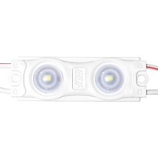 Модуль светодиодный ELF 2SMD диод 2835, с линзой, 160гр.,12В, IP 65, STD, белый ELF-2SMD2835std W