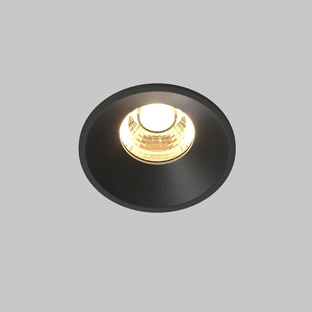 Встраиваемый светильник Maytoni Technical Downlight Round DL058-7W2.7K-B изображение 3 Встраиваемый светильник Maytoni Technical Downlight Round DL058-7W2.7K-B Фото № 3