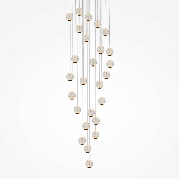 Подвесная светодиодная люстра Maytoni Sapphire MOD293PL-L140BS3K изображение 4 Подвесная светодиодная люстра Maytoni Sapphire MOD293PL-L140BS3K Фото № 4