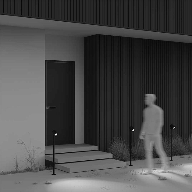 Ландшафтный светильник Maytoni Outdoor O497FL-L12B3K изображение 5 Ландшафтный светильник Maytoni Outdoor O497FL-L12B3K Фото № 5