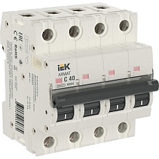 ARMAT Автоматический выключатель M06N 4P C 40А IEK AR-M06N-4-C040