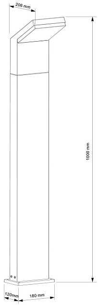 Уличный светодиодный светильник Deko-Light Tucanae 733069 изображение 2 Уличный светодиодный светильник Deko-Light Tucanae 733069 Фото № 2