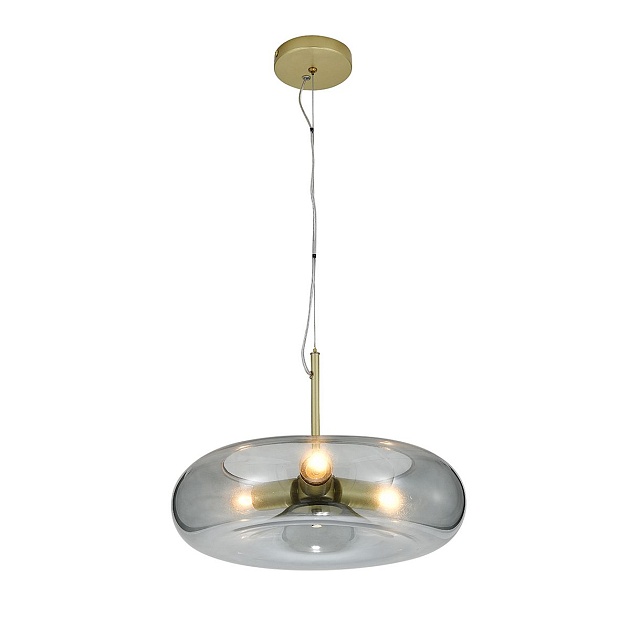 Подвесной светильник Indigo Leggero 11062/3P Smoke V000541 Фото № 1