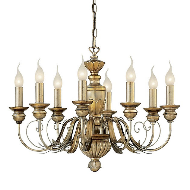 Подвесная люстра Ideal Lux Firenze Sp8 Oro Antico 020839 изображение 1 Подвесная люстра Ideal Lux Firenze Sp8 Oro Antico 020839 Фото № 1