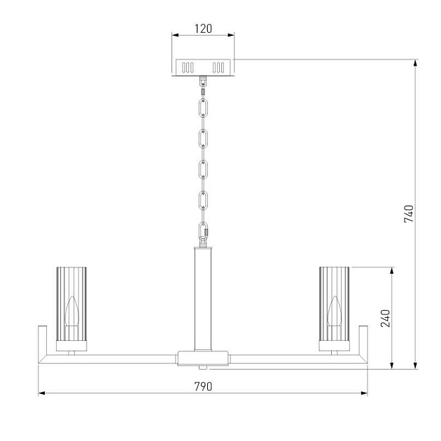 Подвесная люстра Eurosvet Arganie 60133/8 латунь изображение 3 Подвесная люстра Eurosvet Arganie 60133/8 латунь Фото № 3
