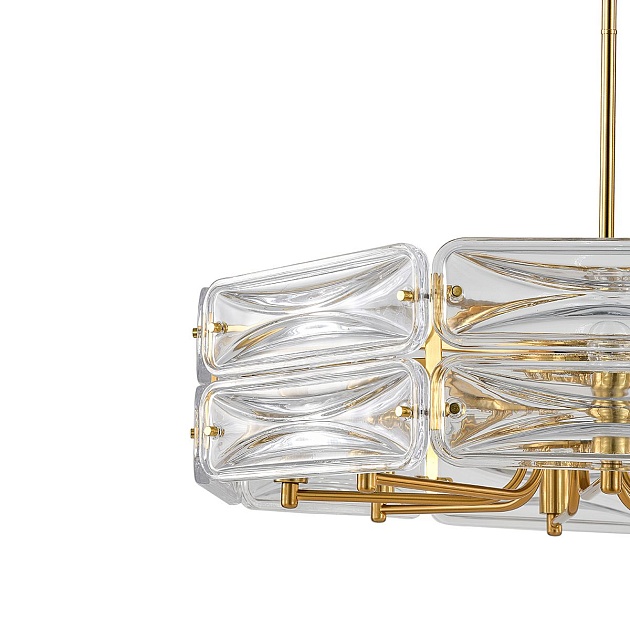 Подвесная люстра Indigo Zaffiro V12046/8P Brass V000499 изображение 2 Подвесная люстра Indigo Zaffiro V12046/8P Brass V000499 Фото № 2