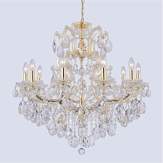 Подвесная люстра Crystal Lux Isabel SP11 Gold/Transparent 3