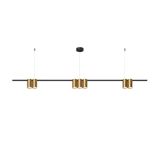 Подвесная люстра Denkirs Orbit DK4063-BK+SG изображение 2 Подвесная люстра Denkirs Orbit DK4063-BK+SG Фото № 2