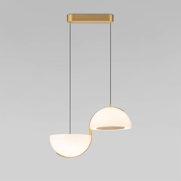 Подвесной светодиодный светильник Eurosvet Emisfero 50083/2 LED золото Фото № 1