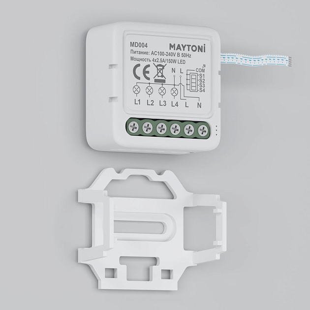 Выключатель четырехканальный Wi-Fi Maytoni Technical MD004 изображение 5 Выключатель четырехканальный Wi-Fi Maytoni Technical MD004 Фото № 5